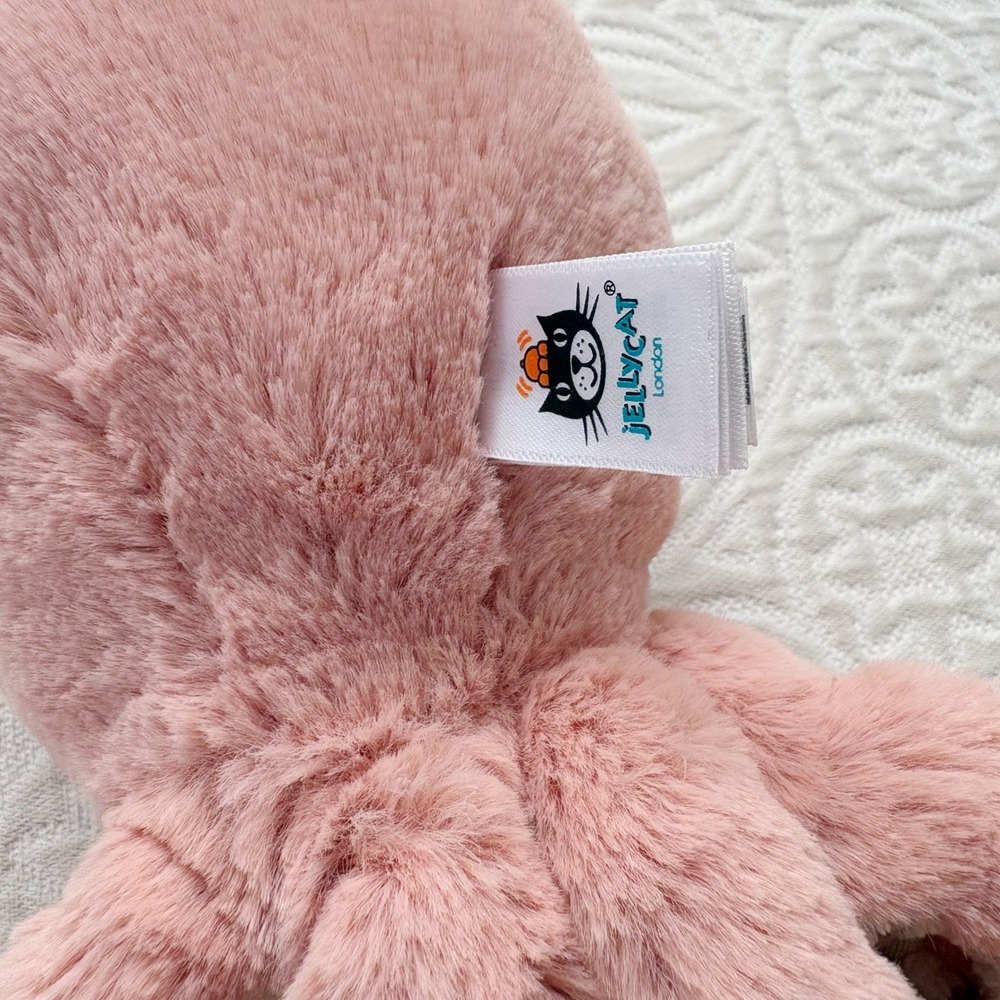 Jellycat Little Odell Octopus Plush Stuffed Animal - 5" Sitting Height - Picture 6 of 6